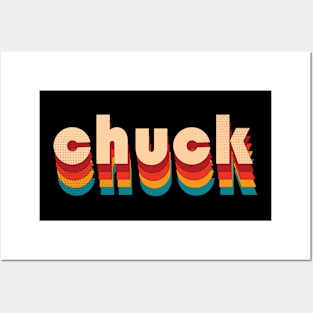 Retro Chuck  Name Posters and Art